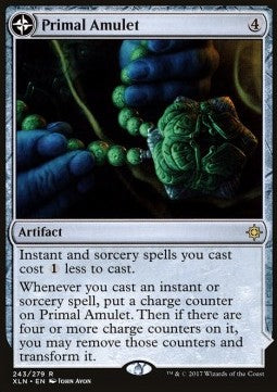 Primal Amulet / Primal Wellspring⁣ - Ixalan⁣ (Rare)⁣ [243]