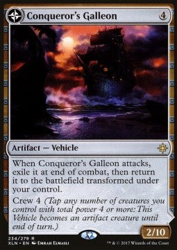 Conqueror's Galleon / Conqueror's Foothold⁣ - Ixalan⁣ (Rare)⁣ [234]