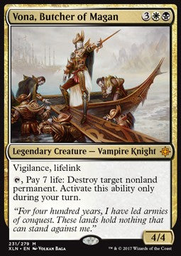 Vona, Butcher of Magan⁣ - Ixalan⁣ (Mythic)⁣ [231]