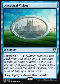 Ancestral Vision⁣ - Iconic Masters⁣ (Rare)⁣ [42]