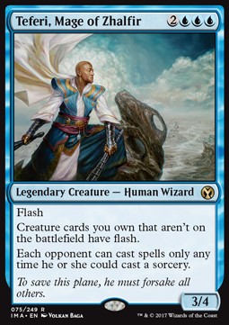 Teferi, Mage of Zhalfir⁣ - Iconic Masters⁣ (Rare)⁣ [75]