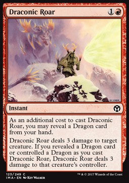 Draconic Roar⁣ - Iconic Masters⁣ (Common)⁣ [123]
