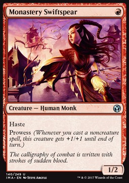 Monastery Swiftspear⁣ - Iconic Masters⁣ (Uncommon)⁣ [140]