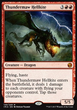 Thundermaw Hellkite⁣ - Iconic Masters⁣ (Mythic)⁣ [149]