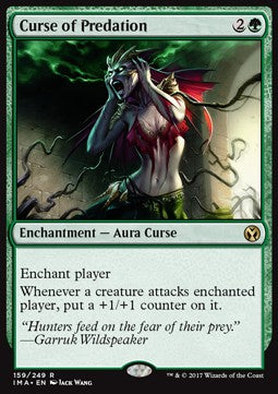 Curse of Predation⁣ - Iconic Masters⁣ (Rare)⁣ [159]