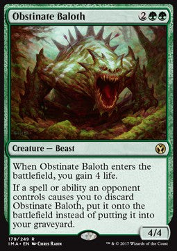 Obstinate Baloth⁣ - Iconic Masters⁣ (Rare)⁣ [179]