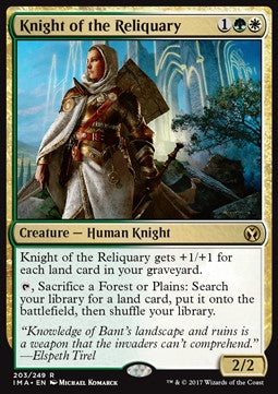 Knight of the Reliquary⁣ - Iconic Masters⁣ (Rare)⁣ [203]