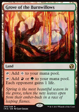 Grove of the Burnwillows⁣ - Iconic Masters⁣ (Rare)⁣ [238]