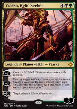 Vraska, Relic Seeker⁣ - Ixalan⁣ (Mythic)⁣ [232]