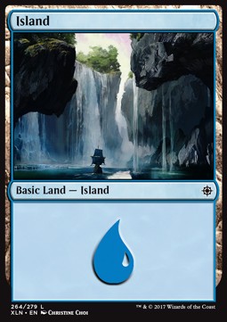 Island (V.1)⁣ - Ixalan⁣ (Land)⁣ [264]