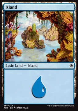 Island (V.3)⁣ - Ixalan⁣ (Land)⁣ [266]