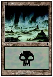 Swamp (V.2)⁣ - Seventh Edition⁣ (Land)⁣ [347]
