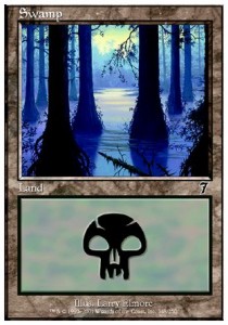Swamp (V.3)⁣ - Seventh Edition⁣ (Land)⁣ [348]