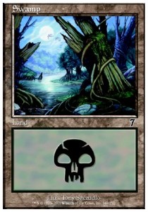 Swamp (V.4)⁣ - Seventh Edition⁣ (Land)⁣ [349]
