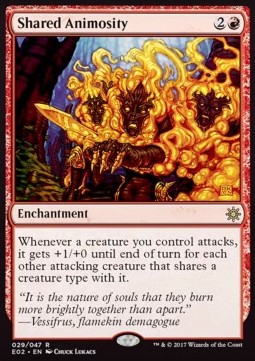 Shared Animosity⁣ - Explorers of Ixalan⁣ (Rare)⁣ [29]