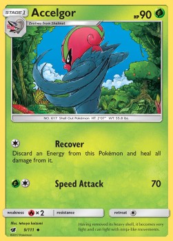Accelgor⁣ - Crimson Invasion⁣ (Uncommon)⁣ [9]