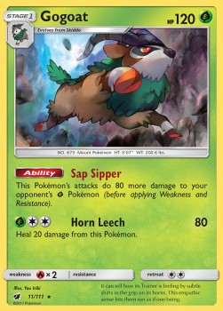 Gogoat⁣ - Crimson Invasion⁣ (Holo Rare)⁣ [11]