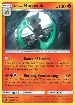 Alolan Marowak⁣ - Crimson Invasion⁣ (Holo Rare)⁣ [12]