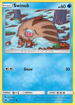 Swinub⁣ - Crimson Invasion⁣ (Common)⁣ [19]