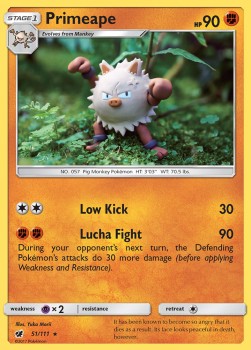 Primeape⁣ - Crimson Invasion⁣ (Rare)⁣ [51]