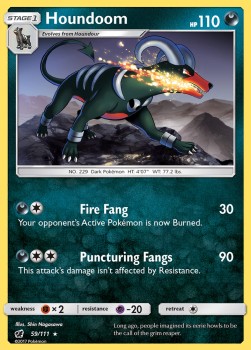 Houndoom⁣ - Crimson Invasion⁣ (Rare)⁣ [59]