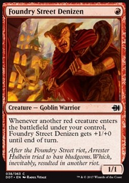 Foundry Street Denizen⁣ - Duel Decks: Merfolk vs. Goblins⁣ (Common)⁣ [38]