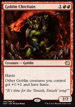 Goblin Chieftain⁣ - Duel Decks: Merfolk vs. Goblins⁣ (Rare)⁣ [41]