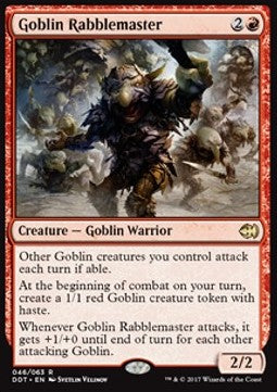 Goblin Rabblemaster⁣ - Duel Decks: Merfolk vs. Goblins⁣ (Rare)⁣ [46]