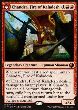 Chandra, Fire of Kaladesh // Chandra, Roaring Flame⁣ - From the Vault: Transform⁣ (Mythic)⁣ [6]
