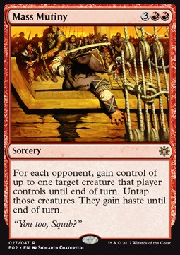 Mass Mutiny⁣ - Explorers of Ixalan⁣ (Rare)⁣ [27]