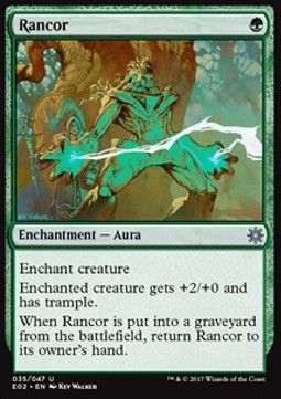 Rancor⁣ - Explorers of Ixalan⁣ (Uncommon)⁣ [35]