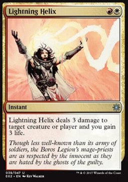 Lightning Helix⁣ - Explorers of Ixalan⁣ (Uncommon)⁣ [39]