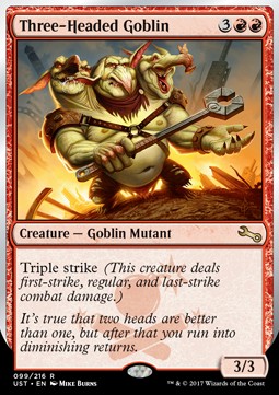 Three-Headed Goblin⁣ - Unstable⁣ (Rare)⁣ [99]