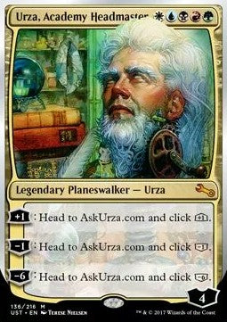 Urza, Academy Headmaster⁣ - Unstable⁣ (Mythic)⁣ [136]