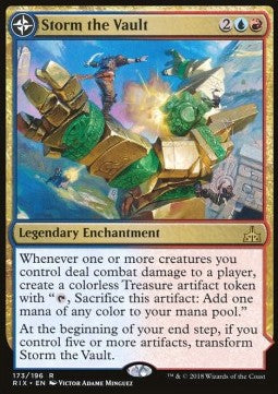 Storm the Vault // Vault of Catlacan⁣ - Rivals of Ixalan⁣ (Rare)⁣ [173]
