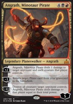 Angrath, Minotaur Pirate⁣ - Rivals of Ixalan⁣ (Mythic)⁣ [201]