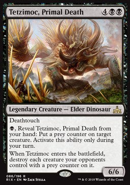 Tetzimoc, Primal Death⁣ - Rivals of Ixalan⁣ (Rare)⁣ [86]