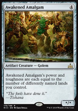 Awakened Amalgam⁣ - Rivals of Ixalan⁣ (Rare)⁣ [175]