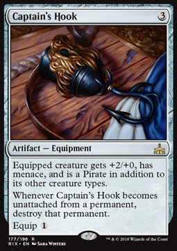 Captain's Hook⁣ - Rivals of Ixalan⁣ (Rare)⁣ [177]