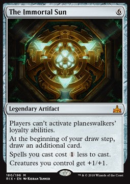 The Immortal Sun⁣ - Rivals of Ixalan⁣ (Mythic)⁣ [180]