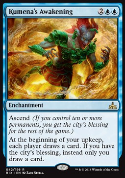 Kumena's Awakening⁣ - Rivals of Ixalan⁣ (Rare)⁣ [42]