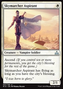 Skymarcher Aspirant⁣ - Rivals of Ixalan⁣ (Uncommon)⁣ [21]