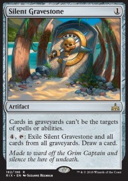 Silent Gravestone⁣ - Rivals of Ixalan⁣ (Rare)⁣ [182]
