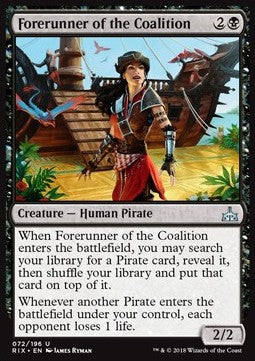Forerunner of the Coalition⁣ - Rivals of Ixalan⁣ (Uncommon)⁣ [72]