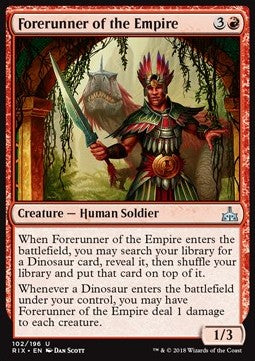 Forerunner of the Empire⁣ - Rivals of Ixalan⁣ (Uncommon)⁣ [102]