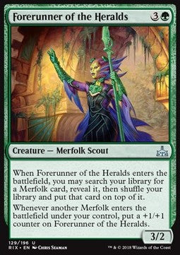 Forerunner of the Heralds⁣ - Rivals of Ixalan⁣ (Uncommon)⁣ [129]