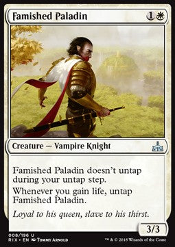 Famished Paladin⁣ - Rivals of Ixalan⁣ (Uncommon)⁣ [8]