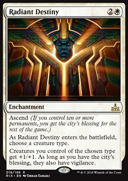 Radiant Destiny⁣ - Rivals of Ixalan⁣ (Rare)⁣ [18]