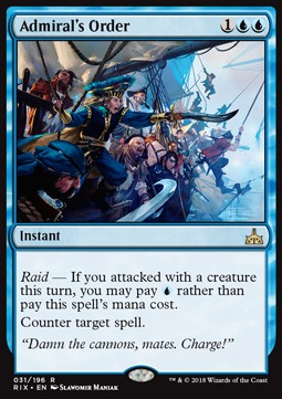 Admiral's Order⁣ - Rivals of Ixalan⁣ (Rare)⁣ [31]