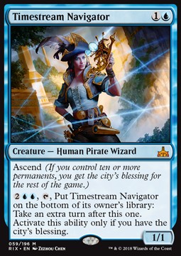 Timestream Navigator⁣ - Rivals of Ixalan⁣ (Mythic)⁣ [59]